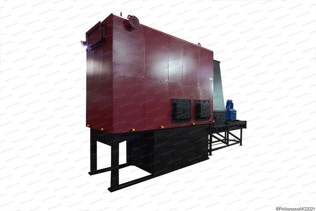 Котел твердотопливный на опилках 0.5 МВт