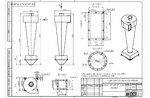 Чертеж циклона СДК-ЦН-33-1400-1П