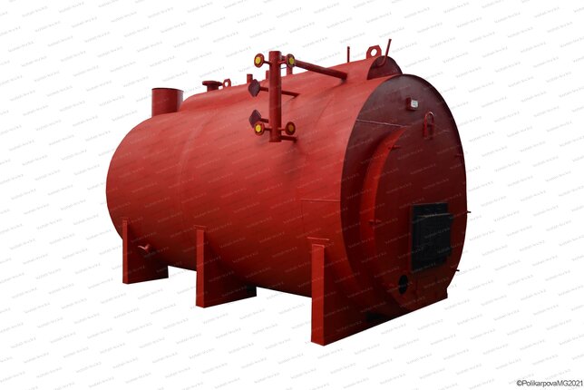 Парогенератор на твердом топливе 2000 кг 130 С