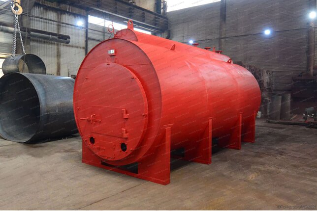 Дровяной жаротрубный котел 1000 кг пара в час 115 С