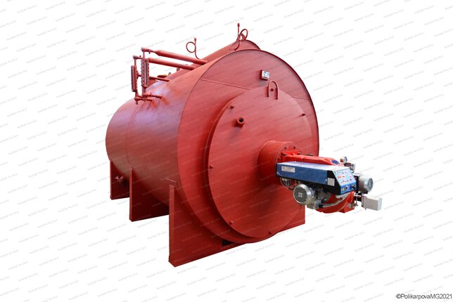 Котел паровой 1200 кг 115 С на газе